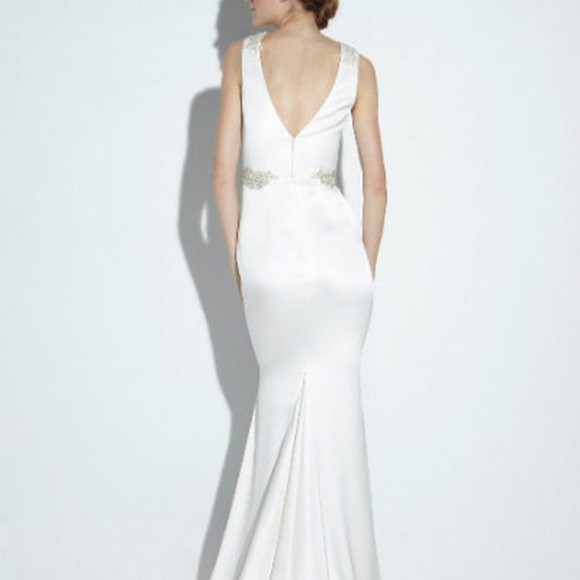 NICOLE MILLER ALEXANDRA SATIN BRIDAL DRESS ID10000 - Picture 6 of 11